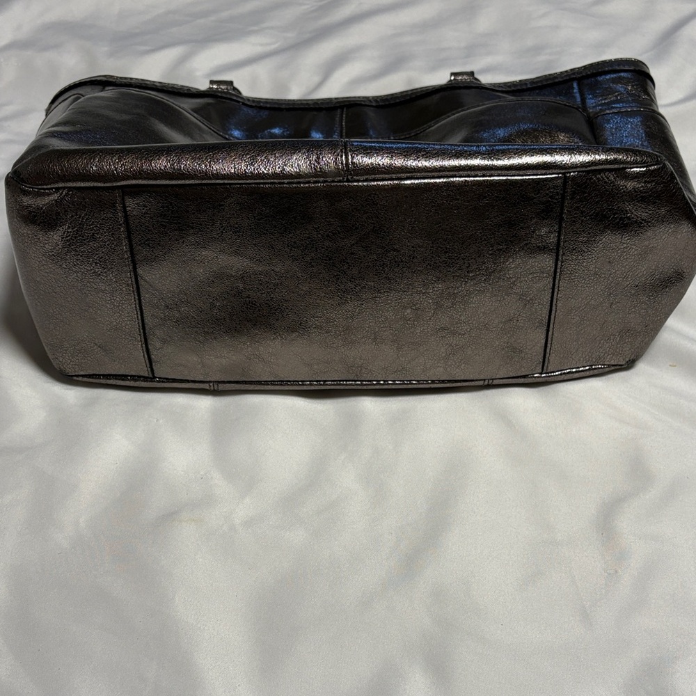 Coach Shimmering Metallic Tote - Picture 4 of 8
